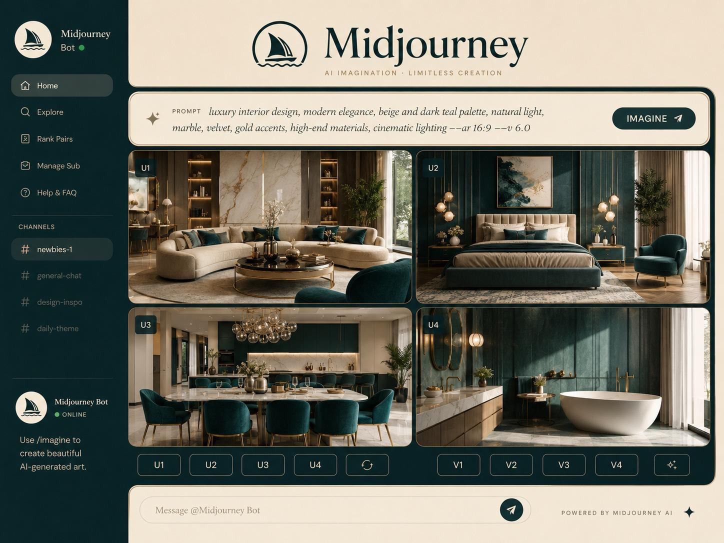5 طرق لاستخدام Midjourney في عرض المفاهيم