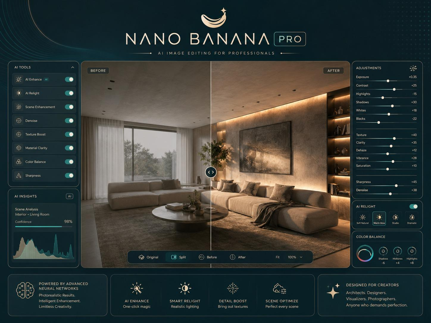 Nano Banana Pro: ثورة في تحرير الرندر